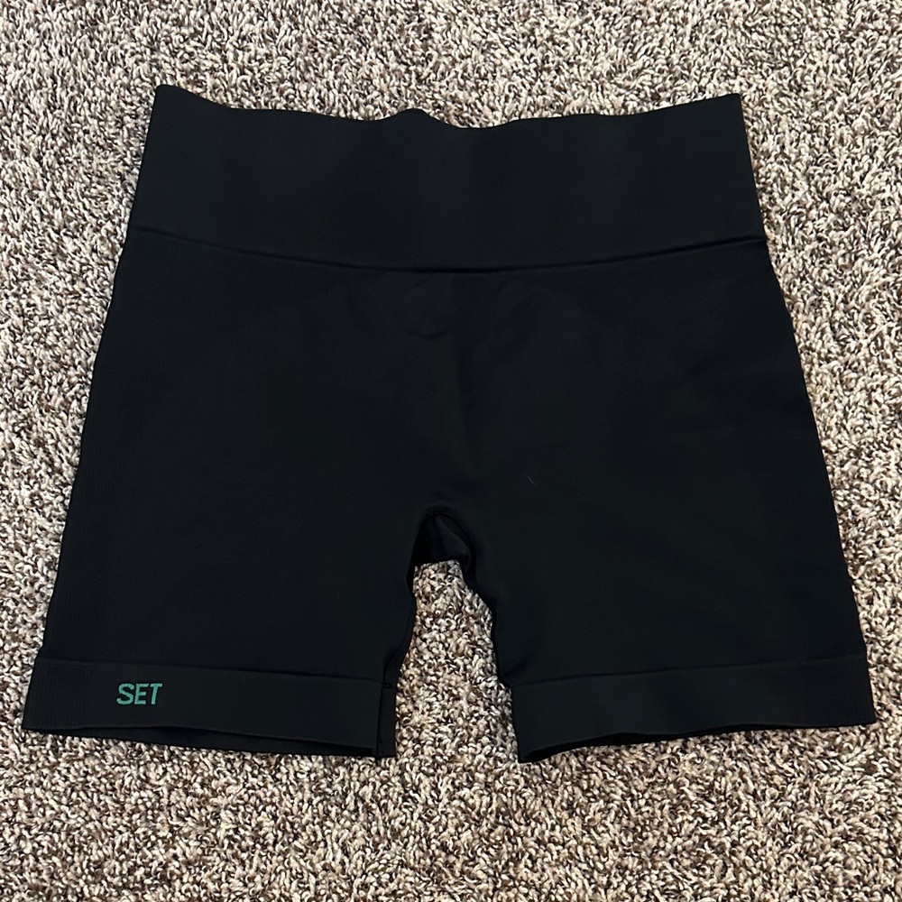 SET Active Black Athletic Shorts
